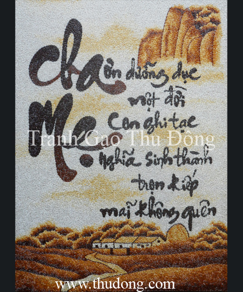 Thư Pháp Cha Mẹ